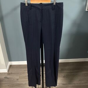 LOFT Dark Blue Curvy Trousers